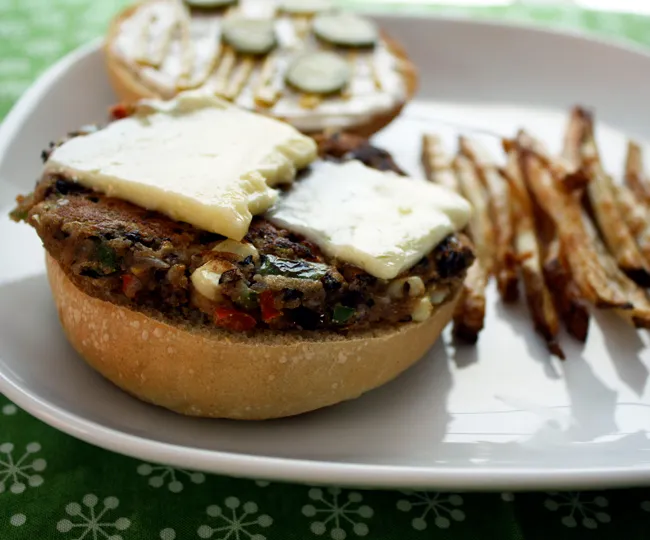 black bean burger