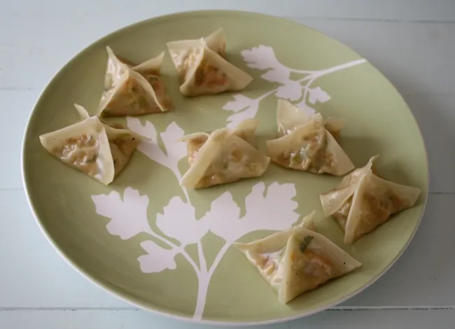 finished potstickers