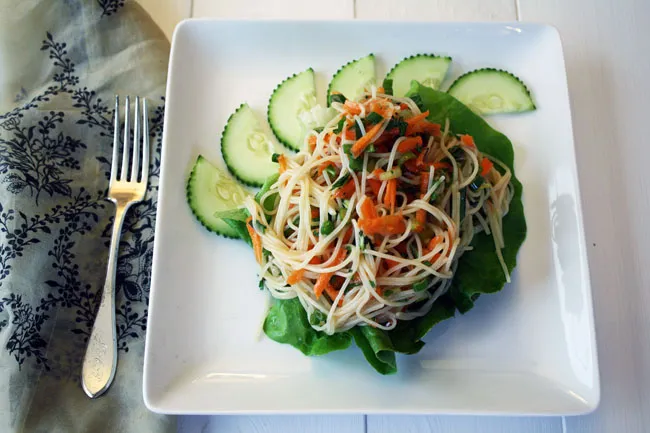 rice noodle salad